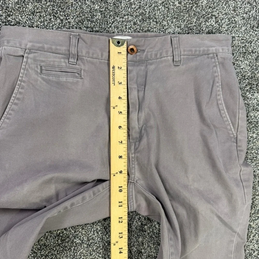 Taylor Stitch Slim Fit Chino Pants Men 32 Dusty Purple Light Grey Organic Cotton